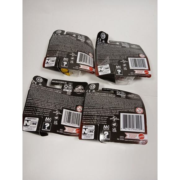 Jurassic World Snap Squad Attitudes Wave 2 Set Baryonyx Triceratops Velociraptor - Picture 2 of 3